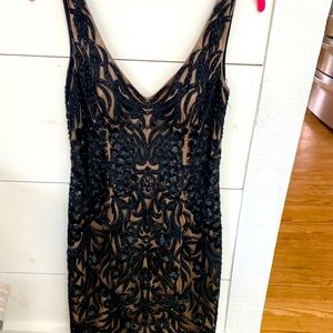 Beaded cocktail dress